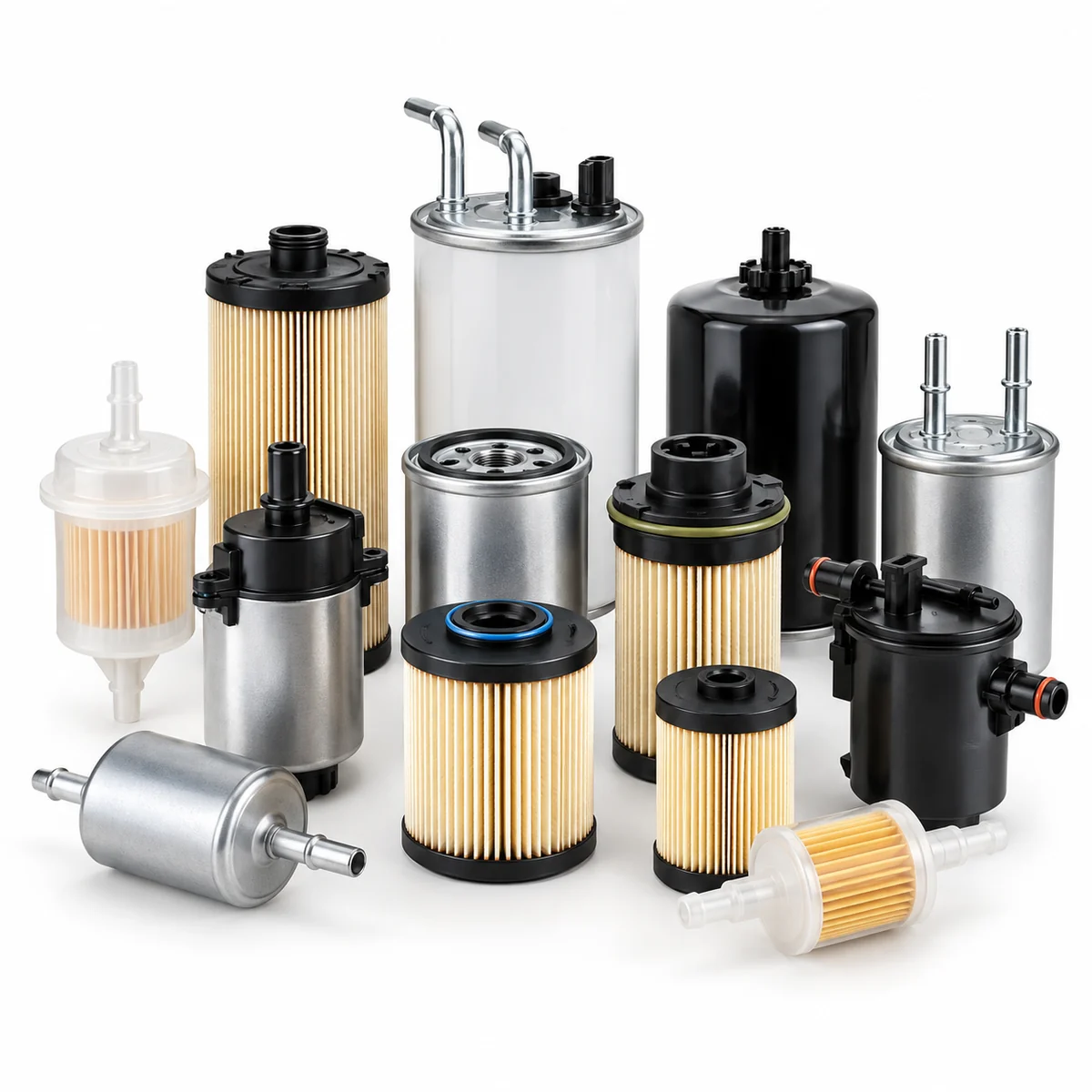 Automotive fuel-filter range